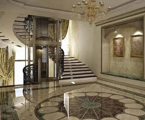 FUJI ISO9001 Panoramik Asansör 12 Kişilik Kuyusuz Asansör