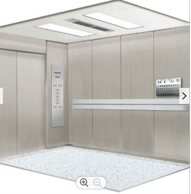 Paslanmaz Çelik 304 Hastane Yatağı Kaldırma 800KG MRL Dişlisiz Asansör