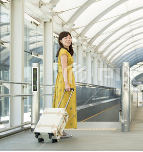 FUJI 5000KG Havaalanı Hareketli Geçit 1400mm Dış Mekan Travelator